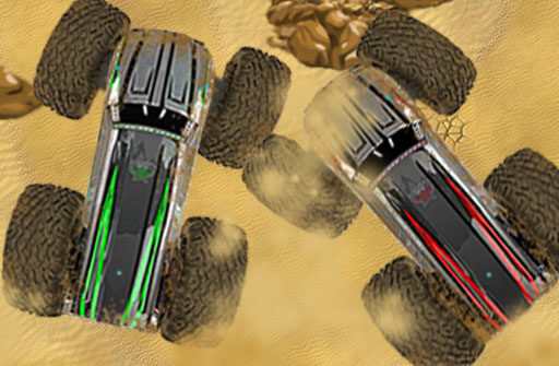 monster truck 2 player game