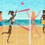 beach volley ball jigsaw
