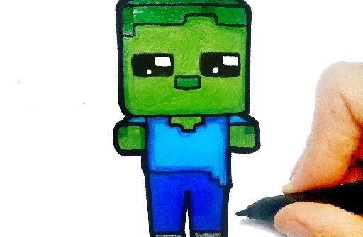 easy kids coloring minecraft