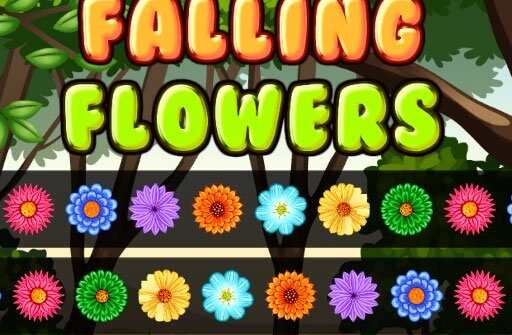 falling flowers