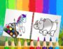 funny animals coloring book