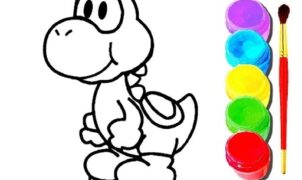 mario coloring book