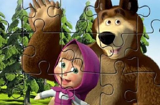 masha puzzle time