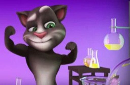 talking tom in laboratory