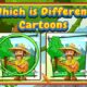which is different cartoon