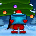 touch and catch being santa